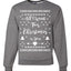All I Want for Christmas is You Too Merry Ugly Christmas Sweater Unisex Crewneck Graphic Sweatshirt