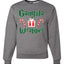 Gangsta Wrapper Merry Christmas Unisex Crewneck Graphic Sweatshirt