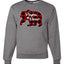 Papa Bear Cool Plaid Matching Design Merry Christmas Unisex Crewneck Graphic Sweatshirt
