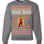 DBZ Anime Cartoon Fan Reach Over 9,000 Ugly Christmas Sweater Unisex Crewneck Sweatshirt