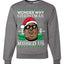 Big Rapper Wonder Why Christmas Missed Us  Ugly Christmas Sweater Unisex Crewneck Graphic Sweatshirt