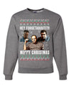 Hey Forgetabout Mery Christmas Ugly Christmas Sweater Unisex Crewneck Graphic Sweatshirt