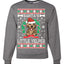 Santa's Little Yelper  Merry Ugly Christmas Sweater Unisex Crewneck Graphic Sweatshirt