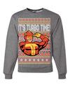 Turboman It's Turbo Time!  Merry Ugly Christmas Sweater Unisex Crewneck Graphic Sweatshirt