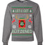 Let's Get Blitzened Rein Beer  Merry Ugly Christmas Sweater Unisex Crewneck Graphic Sweatshirt