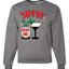 Sippin' On The Holiday Spirit Christmas Unisex Crewneck Graphic Sweatshirt