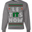 Let It Snow Le Tits Now Humor Joke Ugly Christmas Sweater Unisex Crewneck Graphic Sweatshirt