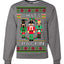 What's Crackin' Funny Nutcracker Meme Ugly Christmas Sweater Unisex Crewneck Graphic Sweatshirt