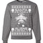 Santa Is Fake Aliens Are Real Ugly Christmas Sweater Unisex Crewneck Sweatshirt