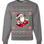 Always Shooting For The Naughty List Ugly Christmas Sweater Unisex Crewneck Sweatshirt