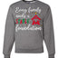 Every Family Needs a Stable Foundation Christmas Unisex Crewneck Sweatshirt