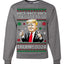 Ho Ho Ho Joe's Got To Go Trump 2024 Ugly Christmas Sweater Unisex Crewneck Sweatshirt