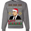 Just Got Litt Up Louis Tv Show Parody Ugly Christmas Sweater Unisex Crewneck Sweatshirt