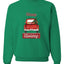 Happy Holiday Jolly Red Pick Up Merry Christmas Unisex Crewneck Graphic Sweatshirt