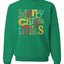 Colorful Merry Merry Christmas Decoration Merry Christmas Unisex Crewneck Graphic Sweatshirt