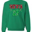 Festive AF Merry Christmas Unisex Crewneck Graphic Sweatshirt