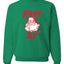 Santa Jolly AF Merry Christmas Unisex Crewneck Graphic Sweatshirt