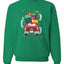 Merry and Bright Red Car Merry Christmas Unisex Crewneck Graphic Sweatshirt