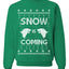 Snow is Coming GoT Stark Merry Ugly Christmas Sweater Unisex Crewneck Graphic Sweatshirt