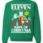 Eleven Days of Christmas Ugly Christmas Sweater Unisex Crewneck Graphic Sweatshirt