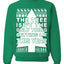 Tree Isn't The Only Thing Getting Lit Merry Ugly Christmas Sweater Unisex Crewneck Graphic Sweatshirt