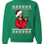 Funny Snoop Hos Hos Hos Christmas  Ugly Christmas Sweater Unisex Crewneck Graphic Sweatshirt
