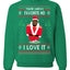 Santas Favorite Ho | Xmas Ye I Love It Ugly Christmas Sweater Unisex Crewneck Graphic Sweatshirt