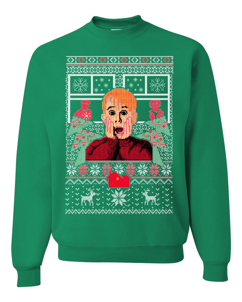 Kevin Merry Xmas Movie Fan Ugly Christmas Sweater Unisex Crewneck Graphic Sweatshirt