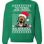 Twas The Nizzle Before Chrismizzle And All Through The Wizzle White  Ugly Christmas Sweater Unisex Crewneck Graphic Sweatshirt