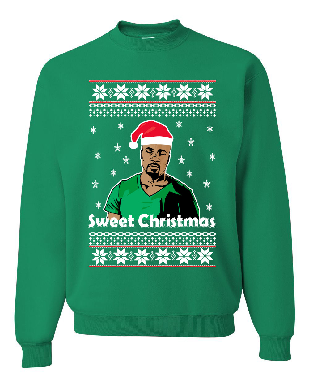 Sweet Christmas Cage TV Quote Merry Ugly Christmas Sweater Unisex Crewneck Graphic Sweatshirt