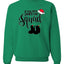 Santa Squad Xmas Hat Boots Merry Christmas Unisex Crewneck Graphic Sweatshirt