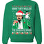 Leo Christmas Funny Meme The Eggnog  Ugly Christmas Sweater Unisex Crewneck Sweatshirt