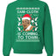 Sani Cloth is Coming to Town Merry Ugly Christmas Sweater Unisex Crewneck Graphic Sweatshirt
