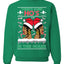 There's Some Hos In This House Female Rapper Ugly Christmas Sweater Unisex Crewneck Graphic Sweatshirt