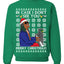 Wonder If I Don't See You Merry Christmas Ugly Christmas Sweater Unisex Crewneck Graphic Sweatshirt