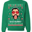 Bad Benito Bunny Latin Trap Xmas Ugly Christmas Sweater Unisex Crewneck Graphic Sweatshirt