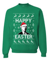 Biden Happy Easter Ugly Christmas Sweater Unisex Crewneck Graphic Sweatshirt