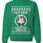 Out Here Looking Like A Snack Cookie Ugly Christmas Sweater Unisex Crewneck Sweatshirt