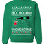 Ho Ho Ho Whole Bottle Wine Spirits Ugly Christmas Sweater Unisex Crewneck Sweatshirt