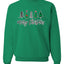 Xmas Trees Merry Christmas Ugly Christmas Sweater Unisex Crewneck Graphic Sweatshirt