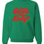 Logo Parody Santa Baby Ugly Christmas Sweater Unisex Crewneck Graphic Sweatshirt