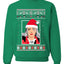 I'm the Naughty Type Song Parody | Billie Music Fan Xmas  Ugly Christmas Sweater Unisex Crewneck Sweatshirt