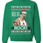 Funny The Rock Jingle Bell Rock Johnson  Ugly Christmas Sweater Unisex Crewneck Sweatshirt