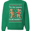 Tis Season to get Naughty Xmas Merry Ugly Christmas Sweater Unisex Crewneck Graphic Sweatshirt
