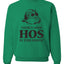 Theres Some Hos in This House Merry Christmas Unisex Crewneck Graphic Sweatshirt