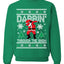 Darbin Through The Snow Christmas Ugly Christmas Sweater Unisex Crewneck Graphic Sweatshirt