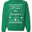 All I Want for Christmas is You Merry Ugly Christmas Sweater Unisex Crewneck Graphic Sweatshirt