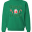 Gangsta Wrapper Merry Christmas Unisex Crewneck Graphic Sweatshirt