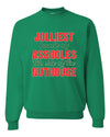 Jolliest Bunch of Assholes Nuthouse Merry Christmas Vacation Merry Christmas Unisex Crewneck Graphic Sweatshirt