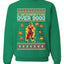 DBZ Anime Cartoon Fan Reach Over 9,000 Ugly Christmas Sweater Unisex Crewneck Sweatshirt